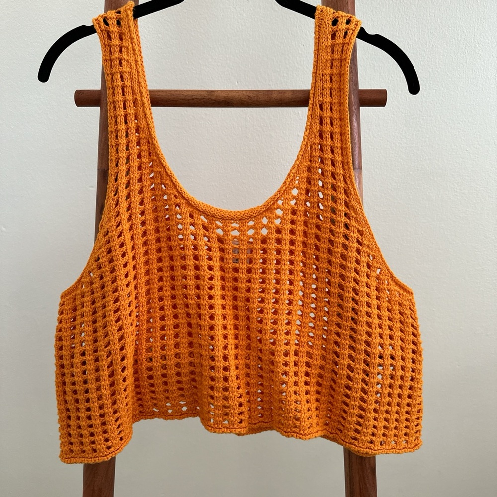 NWOT crochet tank